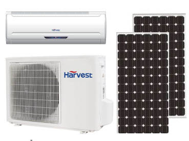 48V DC powered solar air conditioners