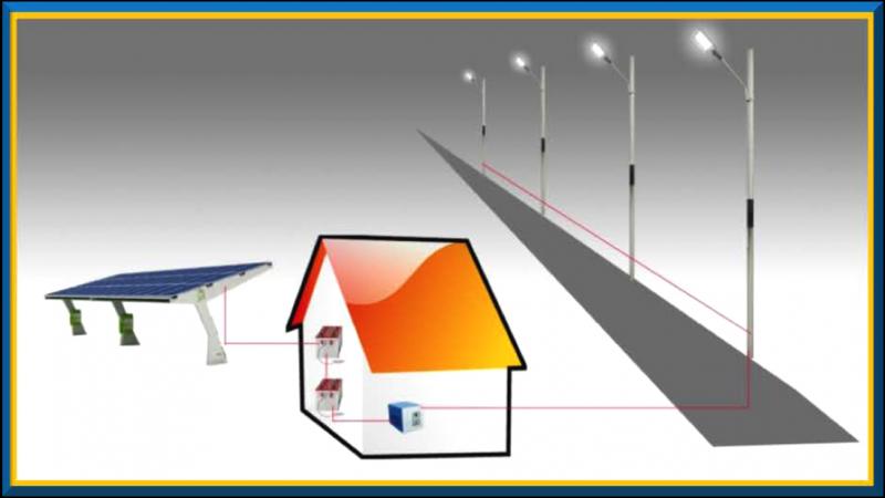Centralized Solar street Lighting