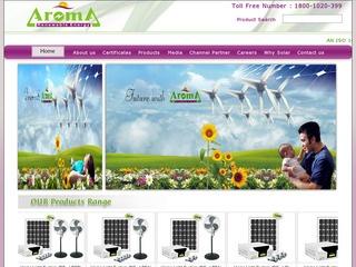 Solar water heaters,pumps,panels and other products from Aroma Renewable Energy,Rajkot